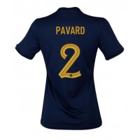 Frankrike Benjamin Pavard #2 Replika Hemmatröja Dam VM 2022 Kortärmad
